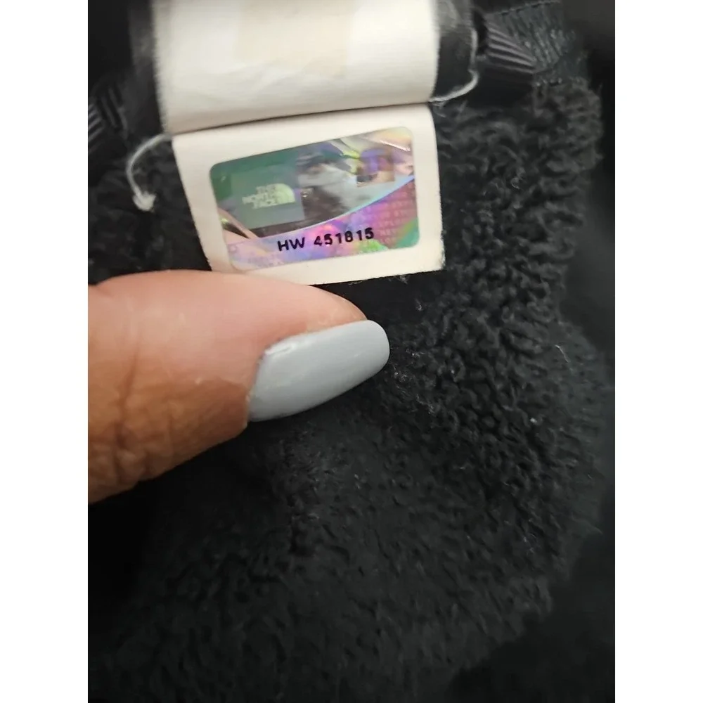 The North Face Womens Full Zip‎  Fleece Black Jacket Size M